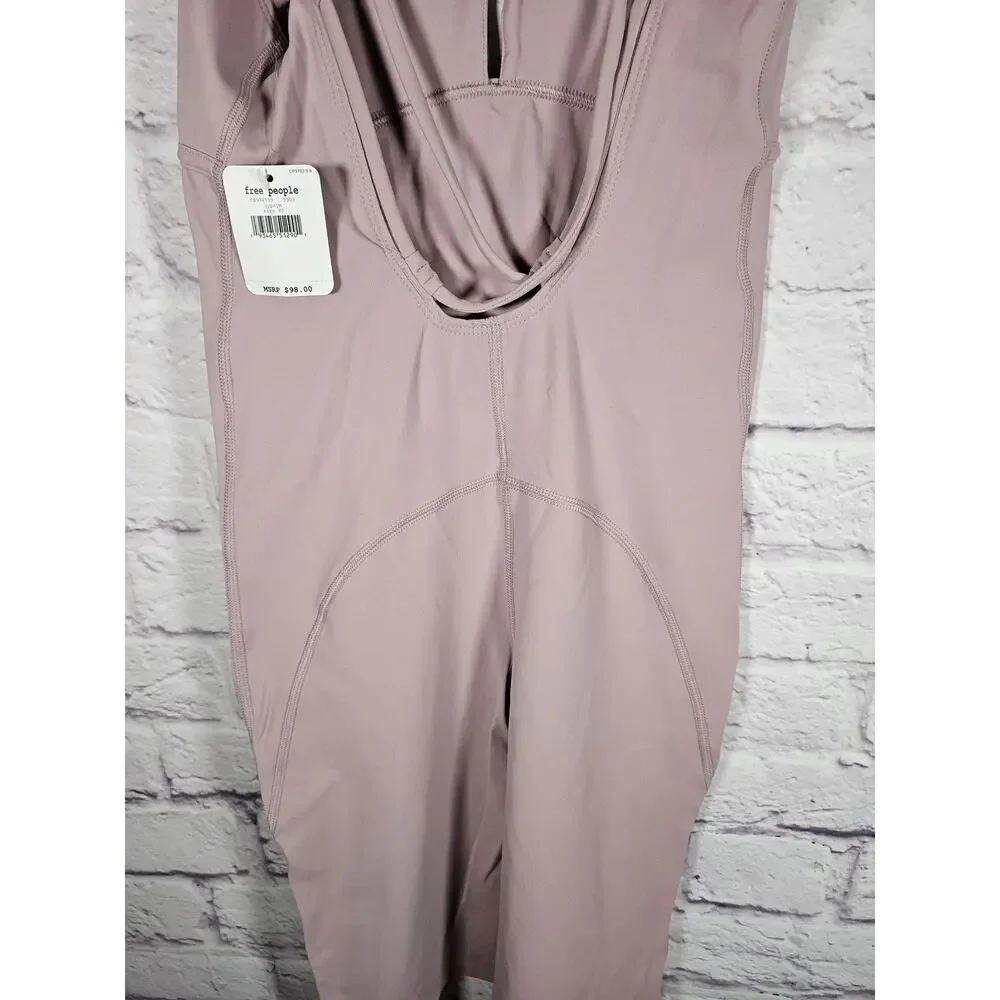 Free People X Fp Movement Glow One Piece In‎ Gypsum Size XS NWT